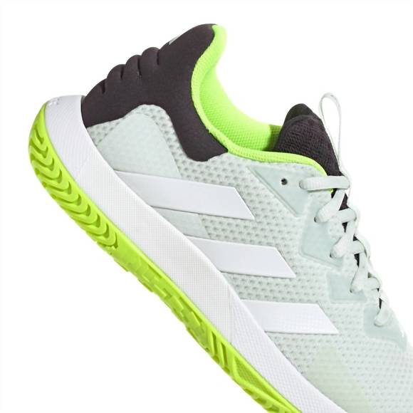 NEW ADIDAS men's solematch control shoes in white/crystal jade - Picture 2 of 4
